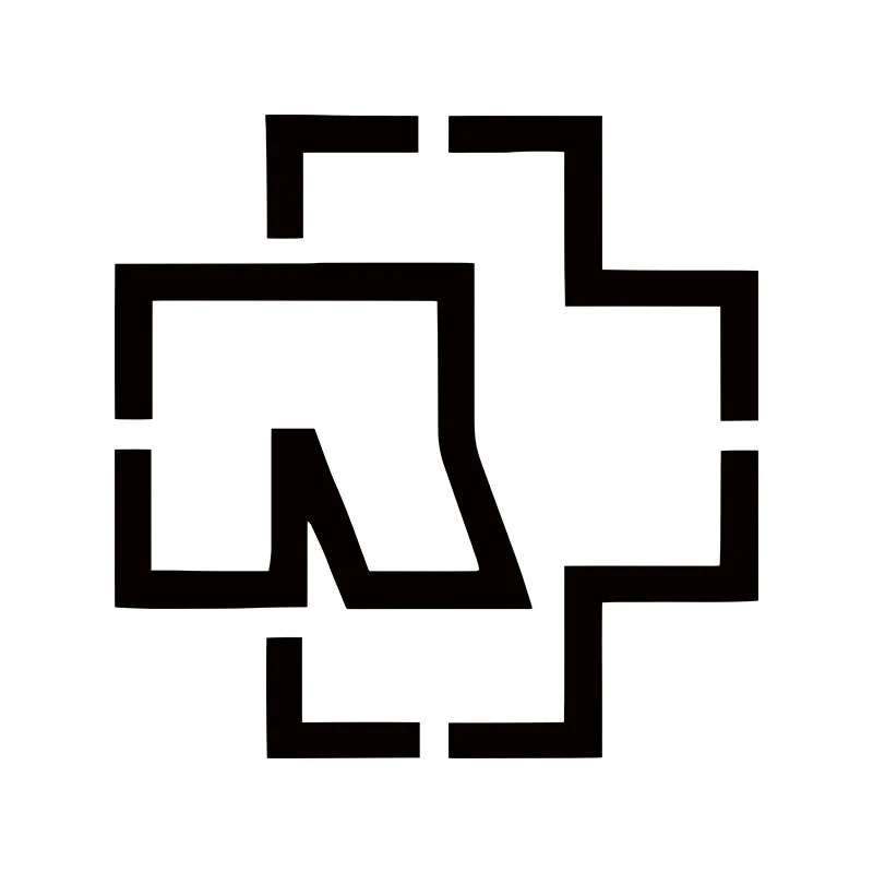 Motocyklowe naklejki na ciało niemieckie logo zespołu wojennego