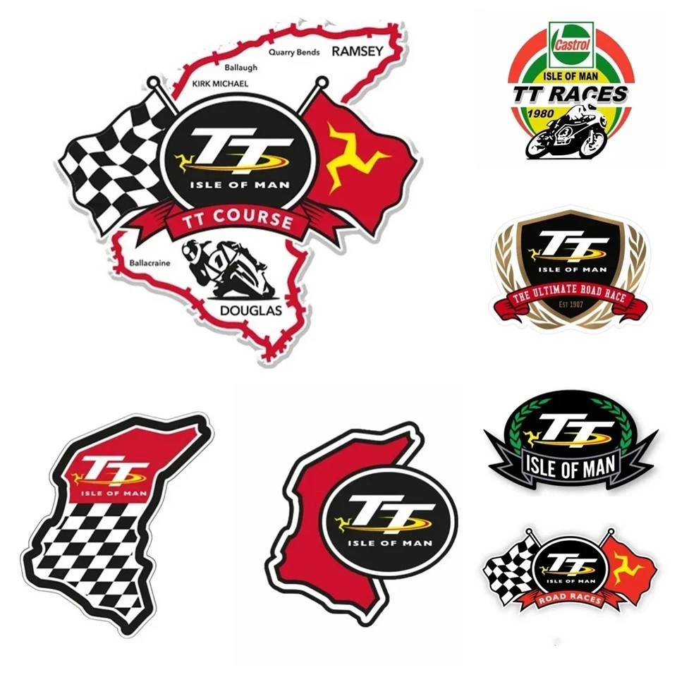 Motocykl I - Isles of Man TT Moto Sticker
