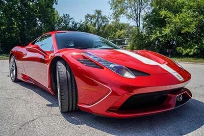 Klasyczna naklejka na nadwozie Ferrari