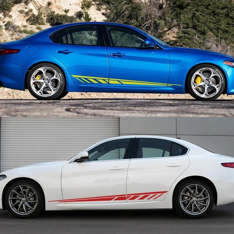 Racing Car Stripe Stickers Vinyl For BMW suppliers