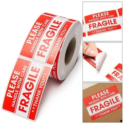 1000/500pcs angielskie kruche naklejki