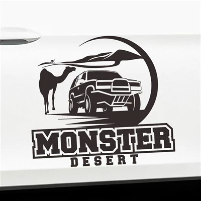 Naklejka na samochód w stylu Desert Cross