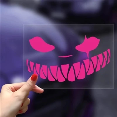 1PC Demon Smiley Motorcycle Sticker