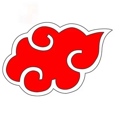 Ninja Akatsuki podpisuj winylową naklejkę