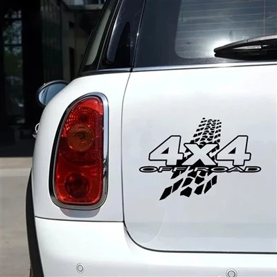 3D 4x4 Off Road Mud Zabawna naklejka