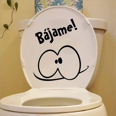 Nowość kreatywna zabawne naklejki toaletowe