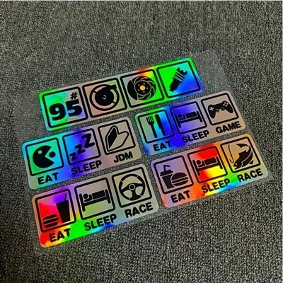 5PCS/SET JDM - zestaw naklejki na samochód