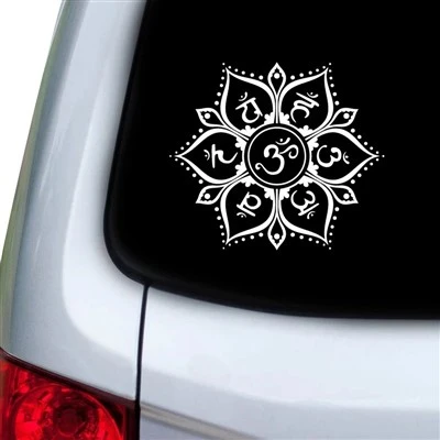 7 symboli czakrów naklejki winylowe