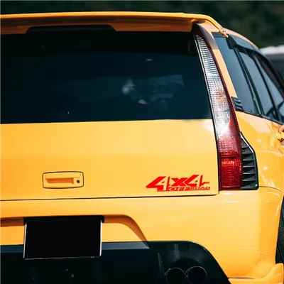 Naklejka na samochód Jeep 4X4