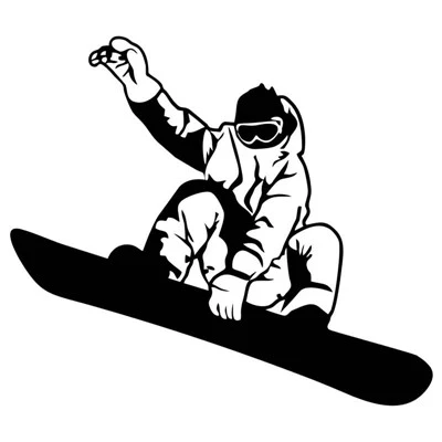Wodoodporne naklejki na snowboardowe naklejki