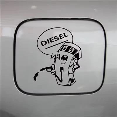 12*10 cm śmieszne naklejki DIESEL
