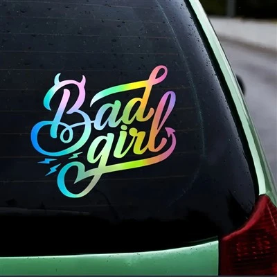 Bad Girl Dekale i zderzak Kreatywne i zabawne naklejki