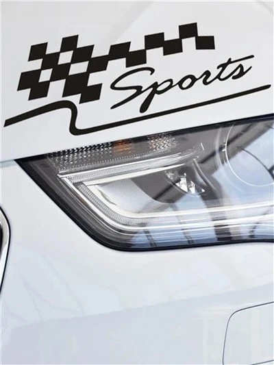 Naklejka na samochód sportowy wyścigowy F1