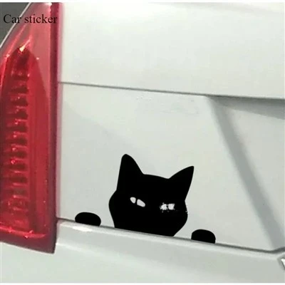Naklejki samochodowe Wodoodporne anime Cartoon Black Cat