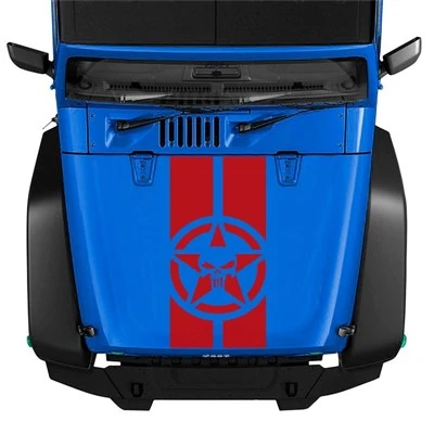Naklejki na maskę silnika do pojazdu JEEP 4X4