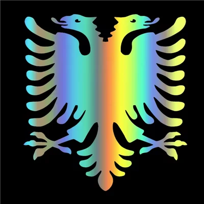 Eagle Design Winylowa naklejka albańska
