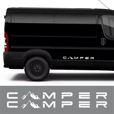 Naklejka na samochód Camper Mountain
