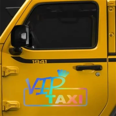 Naklejka z naklejkami na taksówkę VIP