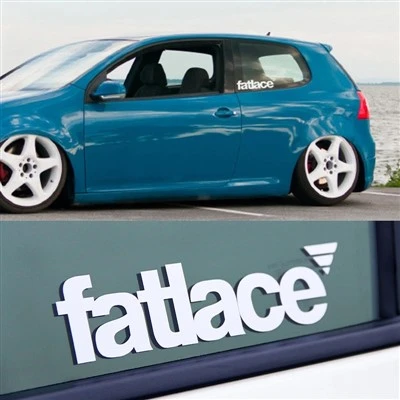 Angielski litera Fatlace Naklejki samochodowe do Auto Body