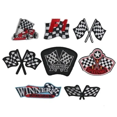 F1 Racing Checkered Flag Strafel