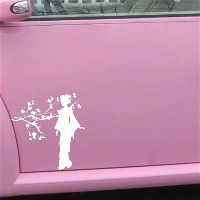 Gejisha japońska dziewczyna Sakura Tree