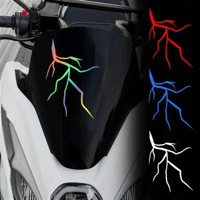 Lightning Car Crack Sticker Wodoodporne samoprzylepanie