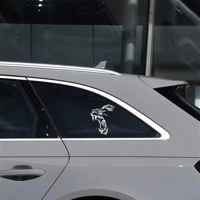 LION Śmieszne naklejki winylowe motocykl