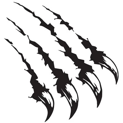 Naklejka na samochód Monster Claw