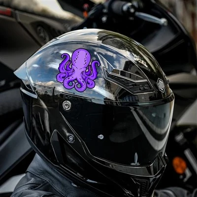 Octopus Sea Monster Motorcycle Naklejki