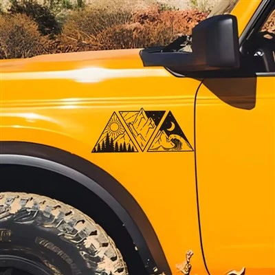 Naklejka winylowa dekoracyjna SUV