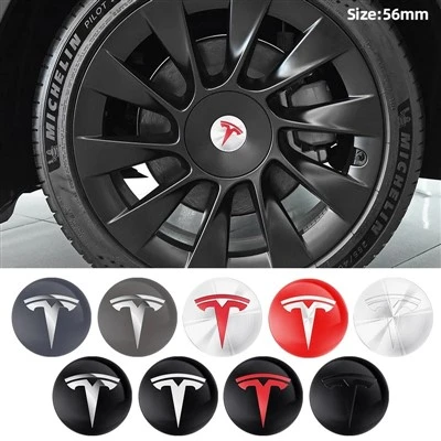 Tesla 56 mm kółko na środku czapki