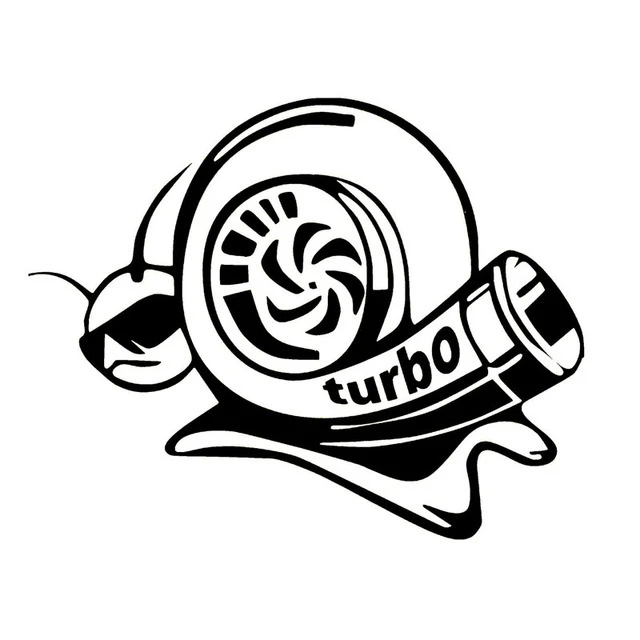 Naklejka na szybę karoserii Turbo Style